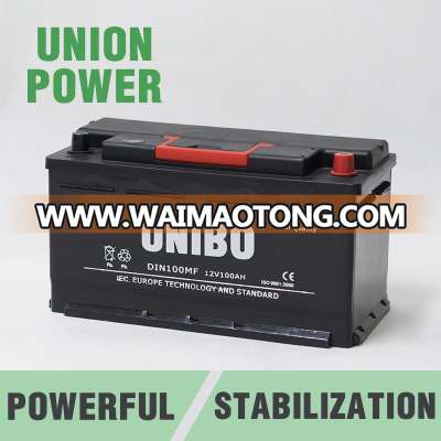 Maintenance Free DIN100 12V100ah, High Quality, Mf Auto, Car Battery