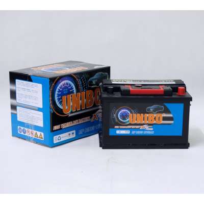 Maintenance Free Auto Battery DIN66 12V66ah High Performance Car Battery